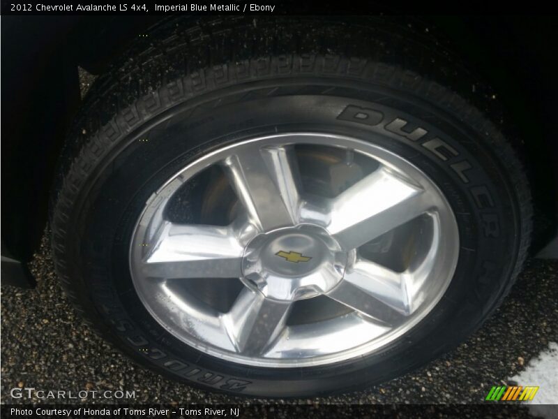 Imperial Blue Metallic / Ebony 2012 Chevrolet Avalanche LS 4x4