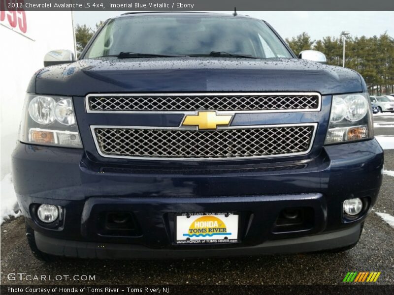 Imperial Blue Metallic / Ebony 2012 Chevrolet Avalanche LS 4x4