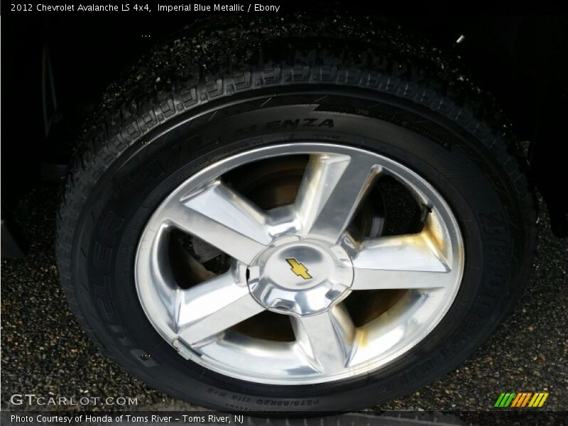 Imperial Blue Metallic / Ebony 2012 Chevrolet Avalanche LS 4x4