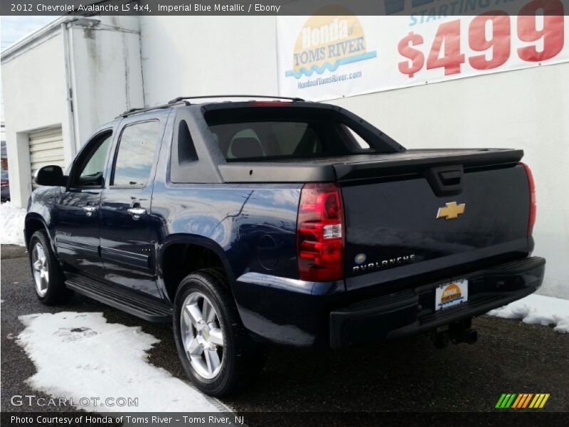 Imperial Blue Metallic / Ebony 2012 Chevrolet Avalanche LS 4x4