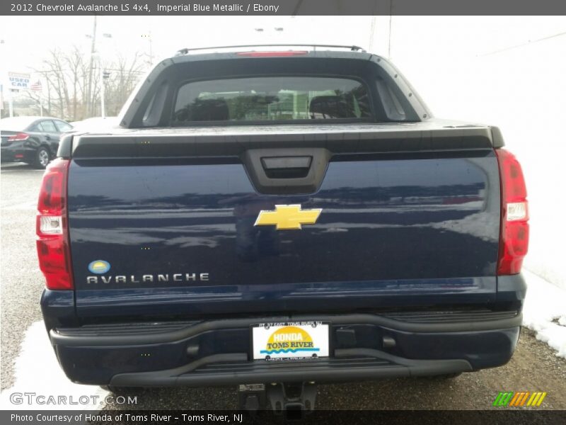 Imperial Blue Metallic / Ebony 2012 Chevrolet Avalanche LS 4x4