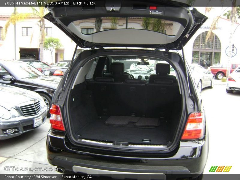 Black / Black 2006 Mercedes-Benz ML 350 4Matic