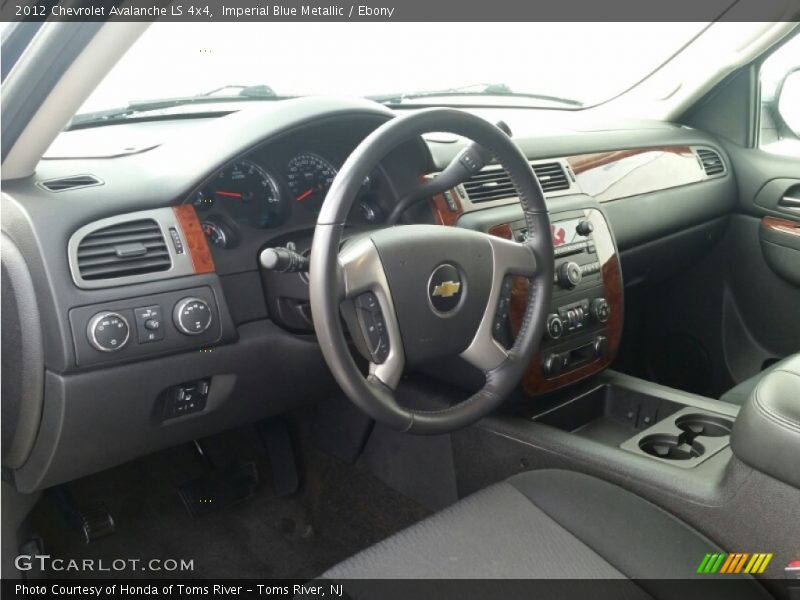 Imperial Blue Metallic / Ebony 2012 Chevrolet Avalanche LS 4x4
