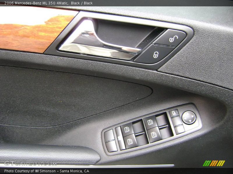 Black / Black 2006 Mercedes-Benz ML 350 4Matic