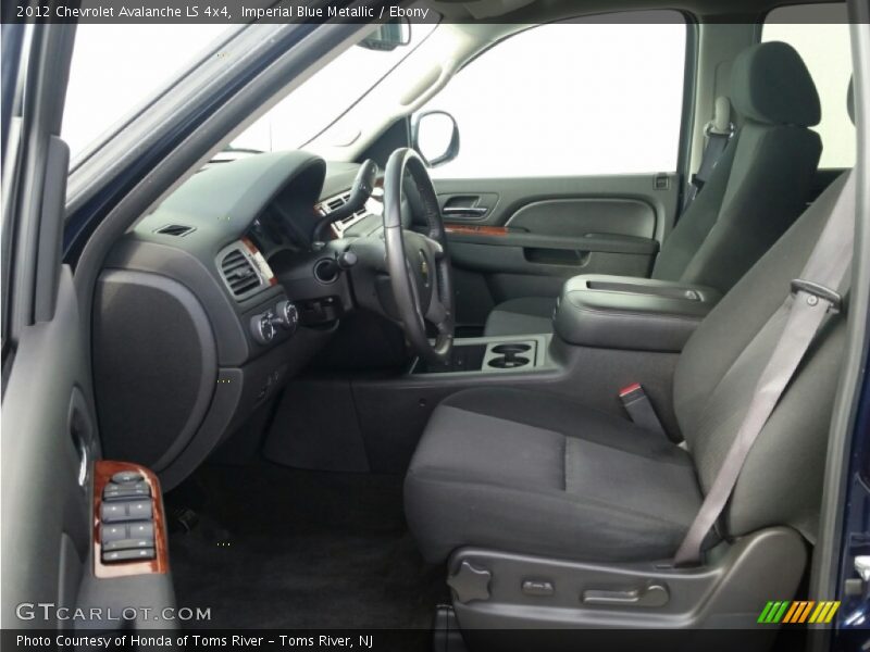 Imperial Blue Metallic / Ebony 2012 Chevrolet Avalanche LS 4x4
