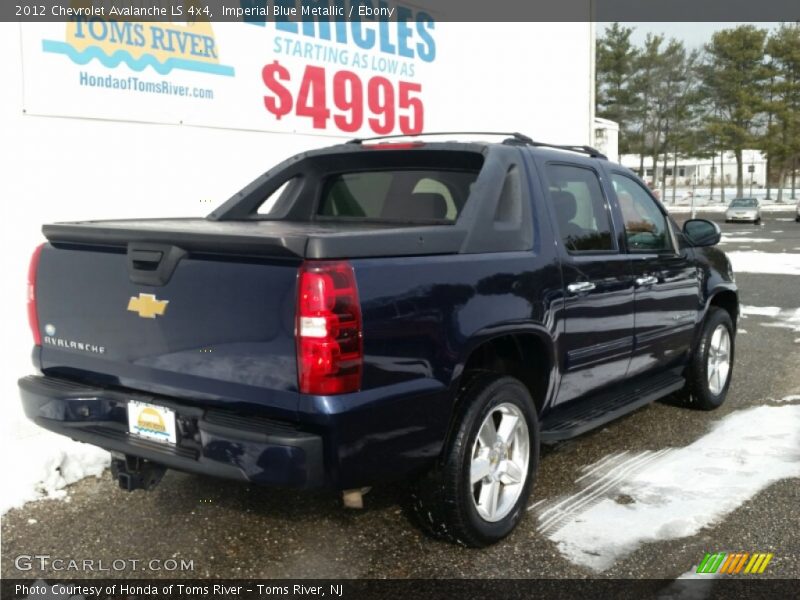 Imperial Blue Metallic / Ebony 2012 Chevrolet Avalanche LS 4x4