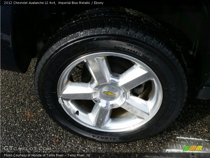 Imperial Blue Metallic / Ebony 2012 Chevrolet Avalanche LS 4x4