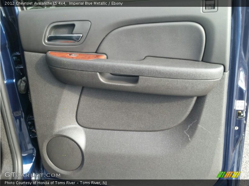 Imperial Blue Metallic / Ebony 2012 Chevrolet Avalanche LS 4x4