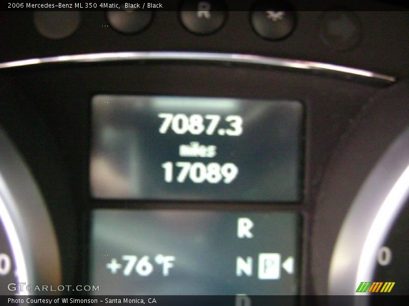 Black / Black 2006 Mercedes-Benz ML 350 4Matic