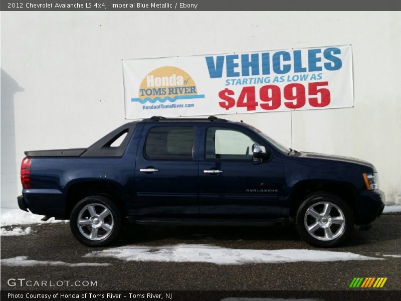Imperial Blue Metallic / Ebony 2012 Chevrolet Avalanche LS 4x4