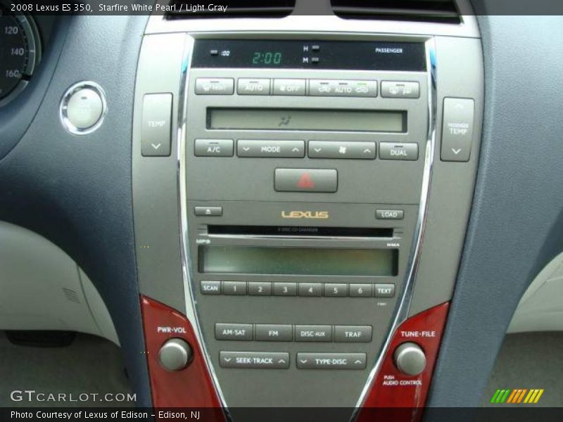 Starfire White Pearl / Light Gray 2008 Lexus ES 350