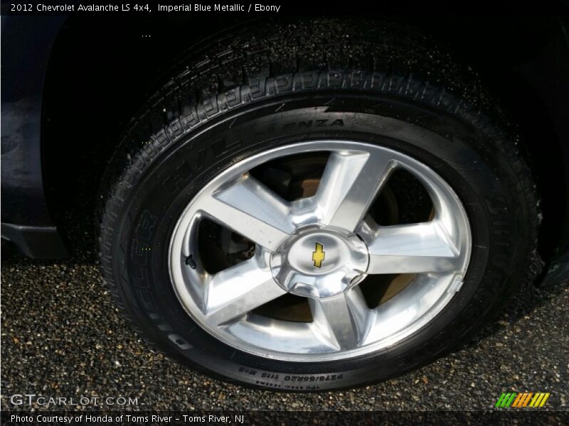 Imperial Blue Metallic / Ebony 2012 Chevrolet Avalanche LS 4x4