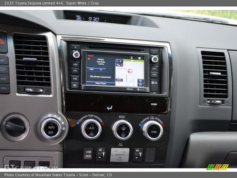 Super White / Gray 2015 Toyota Sequoia Limited 4x4