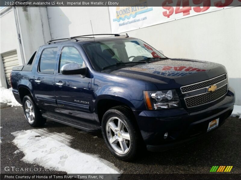 Imperial Blue Metallic / Ebony 2012 Chevrolet Avalanche LS 4x4