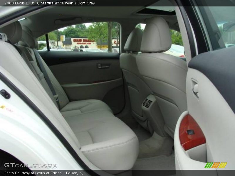 Starfire White Pearl / Light Gray 2008 Lexus ES 350