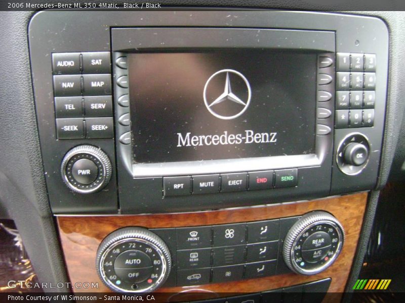 Black / Black 2006 Mercedes-Benz ML 350 4Matic
