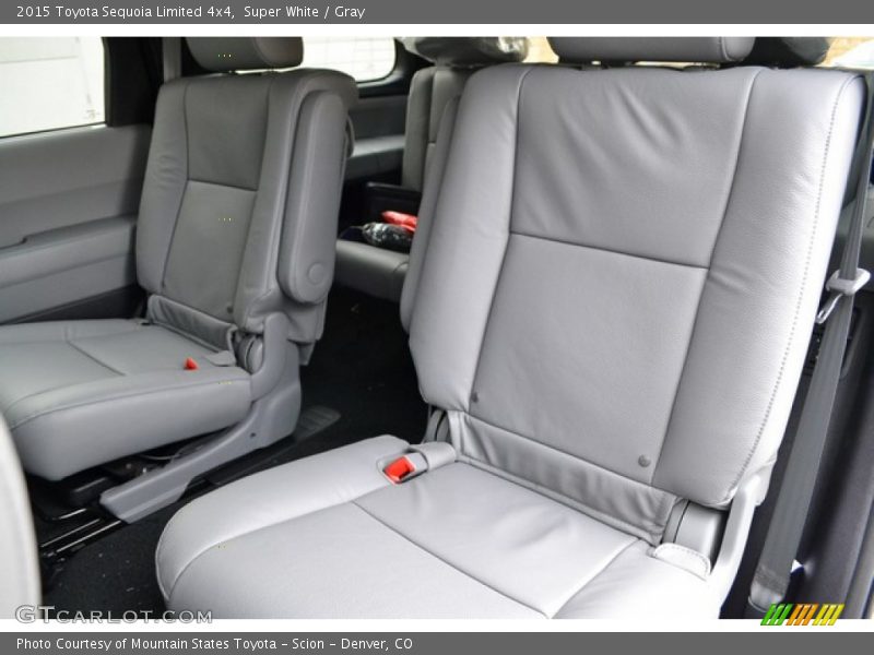 Super White / Gray 2015 Toyota Sequoia Limited 4x4