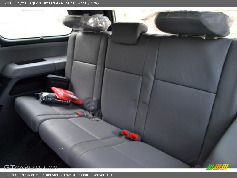 Super White / Gray 2015 Toyota Sequoia Limited 4x4