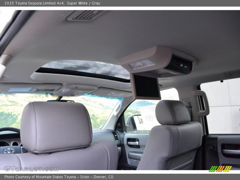 Super White / Gray 2015 Toyota Sequoia Limited 4x4