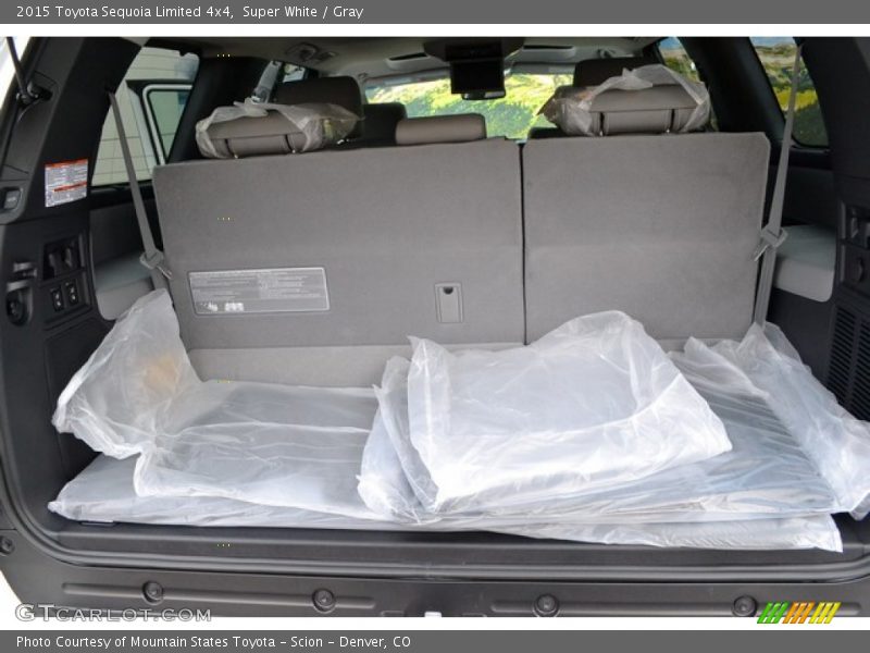 Super White / Gray 2015 Toyota Sequoia Limited 4x4