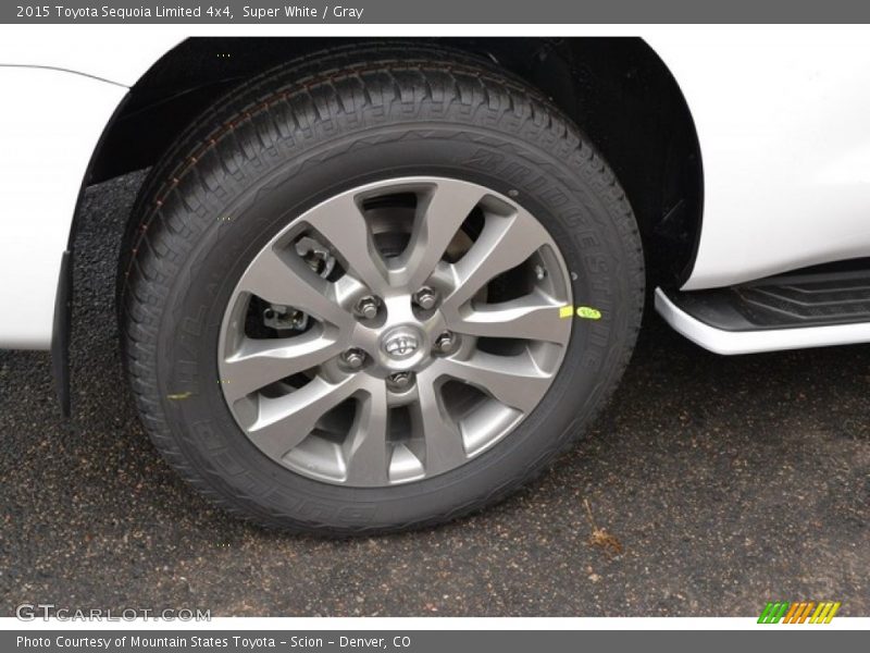 Super White / Gray 2015 Toyota Sequoia Limited 4x4