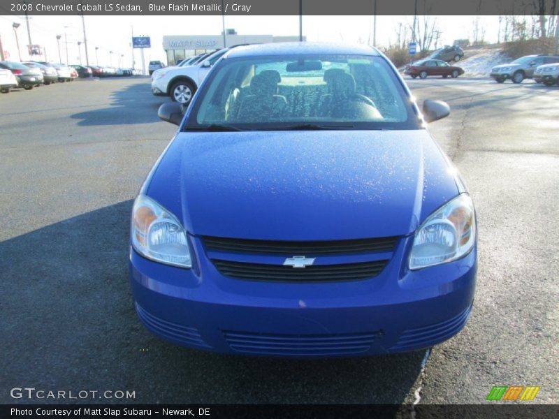 Blue Flash Metallic / Gray 2008 Chevrolet Cobalt LS Sedan