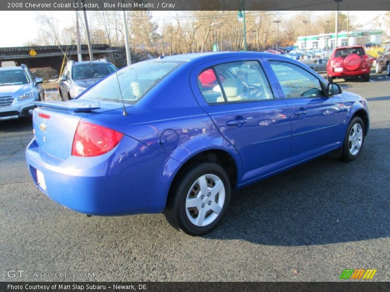 Blue Flash Metallic / Gray 2008 Chevrolet Cobalt LS Sedan