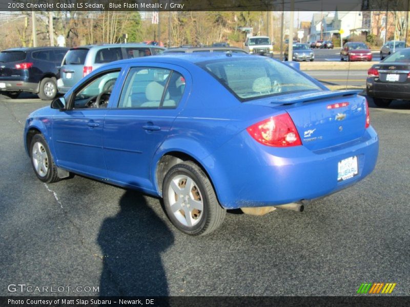 Blue Flash Metallic / Gray 2008 Chevrolet Cobalt LS Sedan