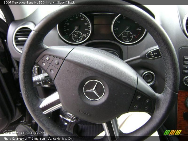 Black / Black 2006 Mercedes-Benz ML 350 4Matic