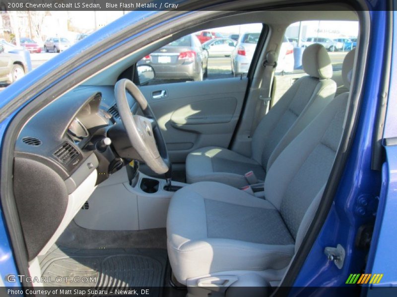 Blue Flash Metallic / Gray 2008 Chevrolet Cobalt LS Sedan