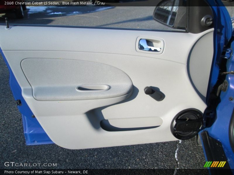 Blue Flash Metallic / Gray 2008 Chevrolet Cobalt LS Sedan