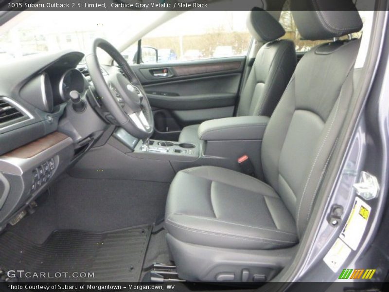 Carbide Gray Metallic / Slate Black 2015 Subaru Outback 2.5i Limited