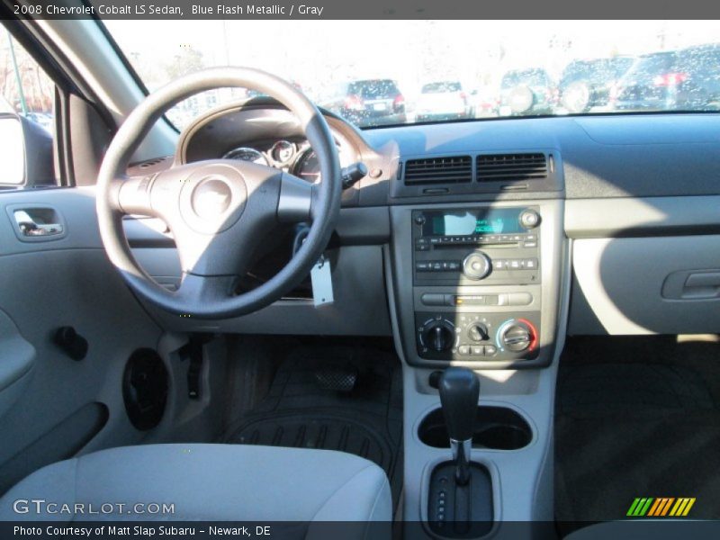 Blue Flash Metallic / Gray 2008 Chevrolet Cobalt LS Sedan