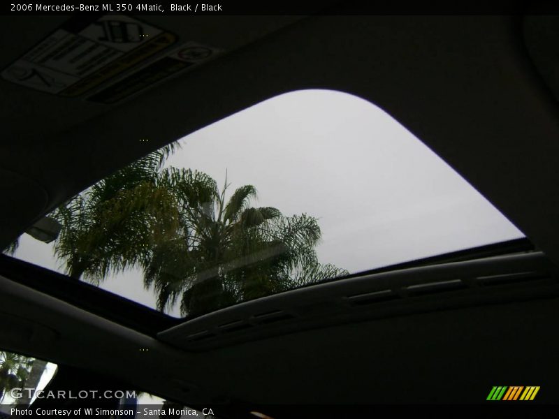 Black / Black 2006 Mercedes-Benz ML 350 4Matic