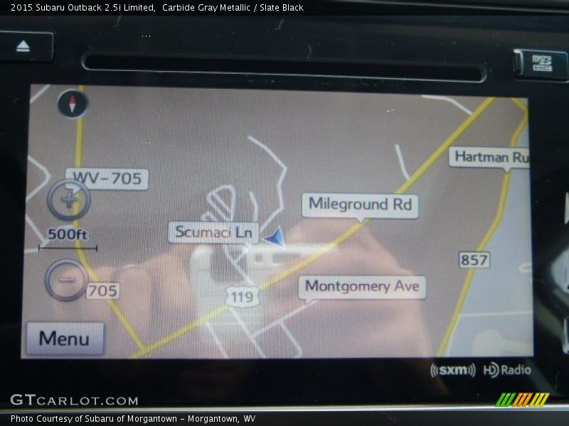 Carbide Gray Metallic / Slate Black 2015 Subaru Outback 2.5i Limited