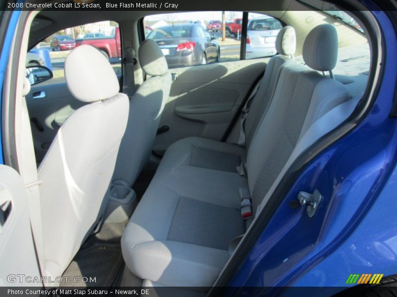 Blue Flash Metallic / Gray 2008 Chevrolet Cobalt LS Sedan