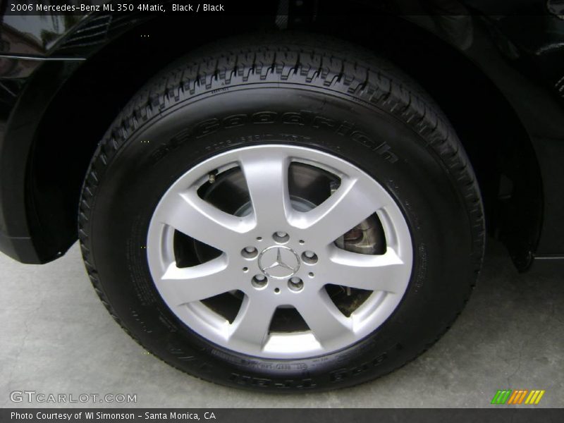 Black / Black 2006 Mercedes-Benz ML 350 4Matic