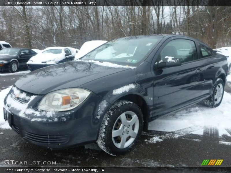Slate Metallic / Gray 2008 Chevrolet Cobalt LS Coupe