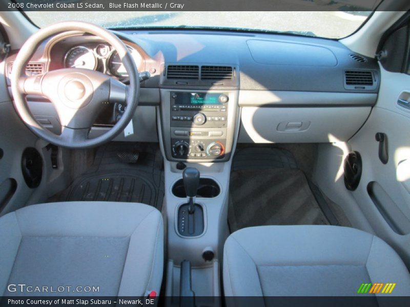 Blue Flash Metallic / Gray 2008 Chevrolet Cobalt LS Sedan