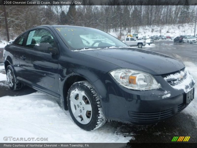 Slate Metallic / Gray 2008 Chevrolet Cobalt LS Coupe