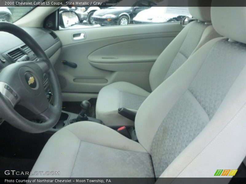 Slate Metallic / Gray 2008 Chevrolet Cobalt LS Coupe