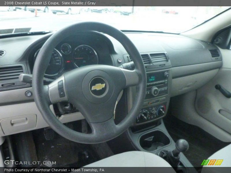 Slate Metallic / Gray 2008 Chevrolet Cobalt LS Coupe