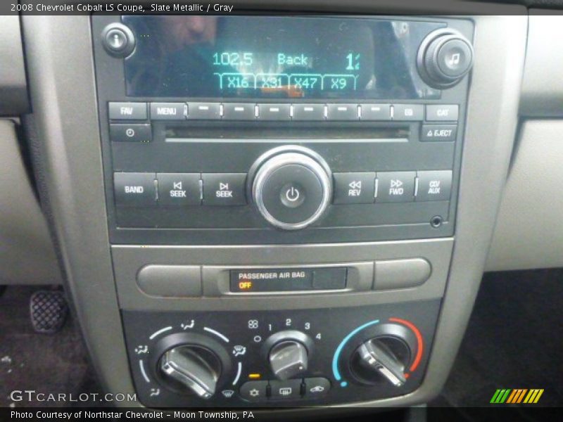 Slate Metallic / Gray 2008 Chevrolet Cobalt LS Coupe