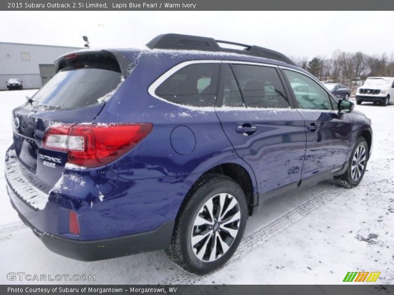 Lapis Blue Pearl / Warm Ivory 2015 Subaru Outback 2.5i Limited
