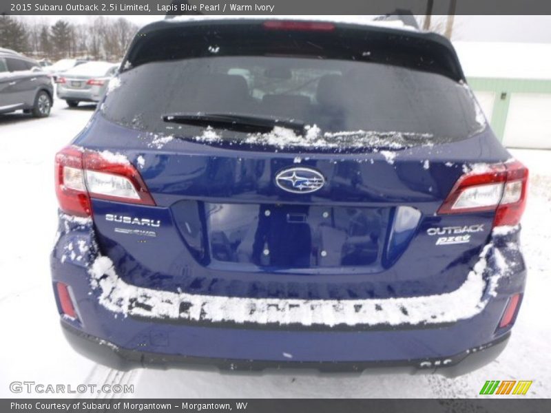 Lapis Blue Pearl / Warm Ivory 2015 Subaru Outback 2.5i Limited