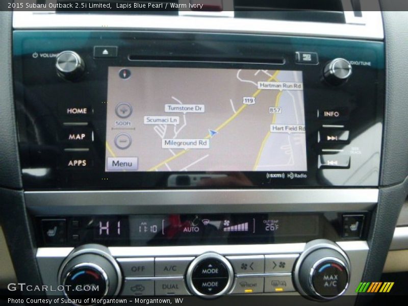 Lapis Blue Pearl / Warm Ivory 2015 Subaru Outback 2.5i Limited