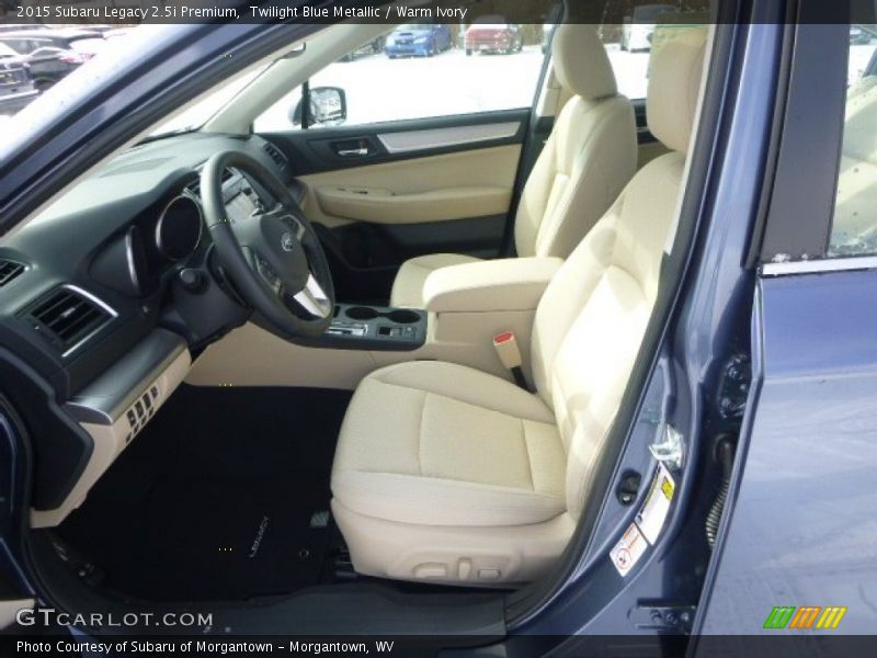 Twilight Blue Metallic / Warm Ivory 2015 Subaru Legacy 2.5i Premium