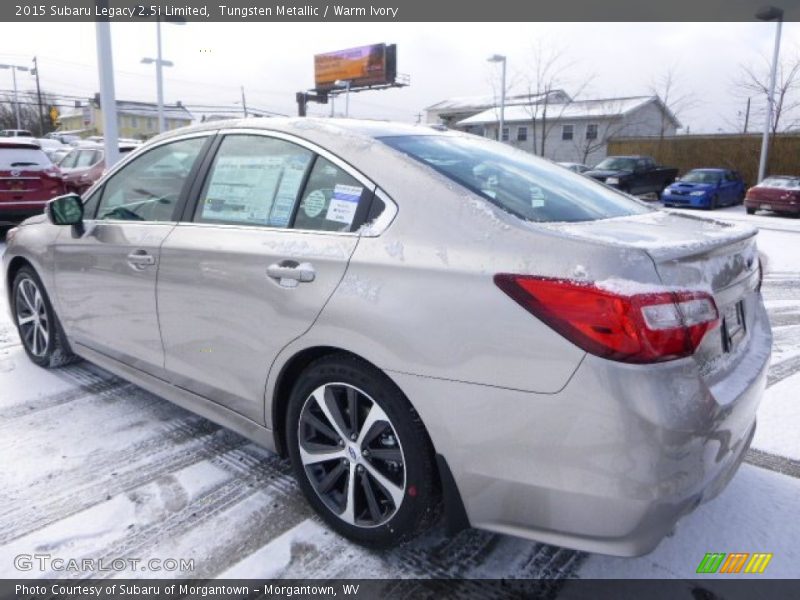 Tungsten Metallic / Warm Ivory 2015 Subaru Legacy 2.5i Limited