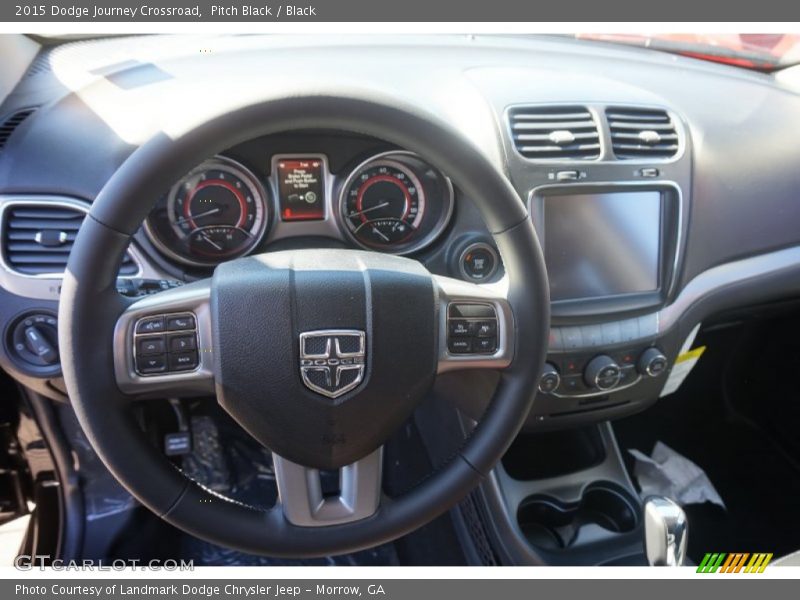 Pitch Black / Black 2015 Dodge Journey Crossroad