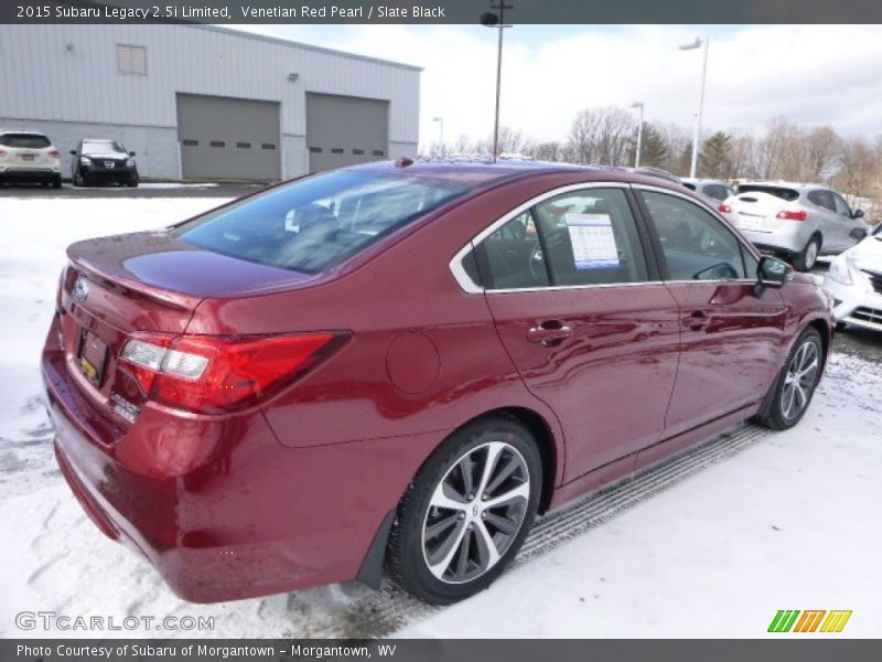 Venetian Red Pearl / Slate Black 2015 Subaru Legacy 2.5i Limited